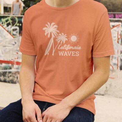 Citrus Wave Cotton Tee